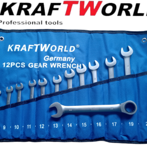 Звездогаечни тресчотни ключове 8-22мм KraftWorld
