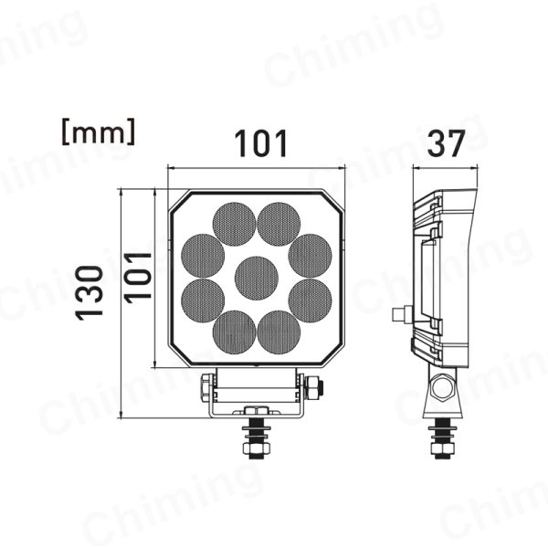 LED Халоген за задна светлина / Работна лампа 12-24V – T240