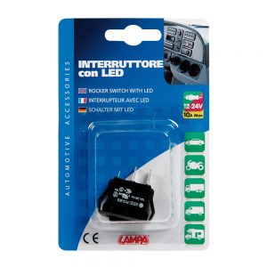 Бутон “micro” превключвател LED 12/24V