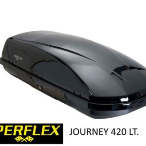 Автобокс Perflex Journey 420л с ключалка – черен