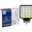 LED Халоген M-tech Work Light тип кубче с 16 диода 10-30V, 48W, 6000K, 3600lm, 128x110x58mm