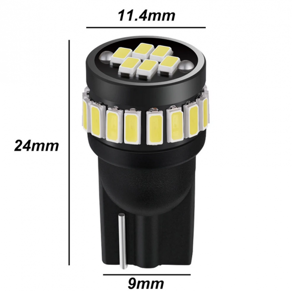 Диодни безцокълни крушки T10 12V – LED