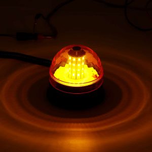 LED ЛЕД Аварийна/сигнална лампа Маяк буркан 12 / 24V – 60 Диода