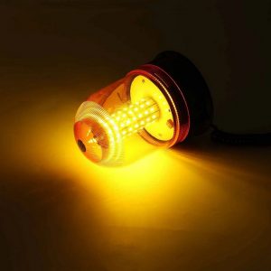 LED ЛЕД Аварийна/сигнална лампа Маяк буркан 12 / 24V – 70 Диода