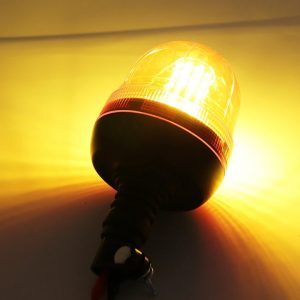LED ЛЕД Аварийна/сигнална лампа Маяк буркан 12 / 24V – На прът