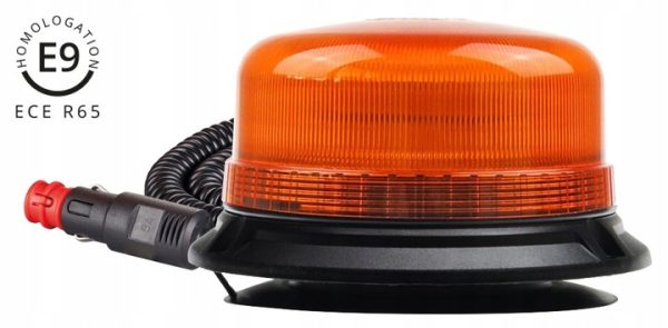 Аварийна лампа с магнит за автомобили Камиони Трактор 12 / 24V – ECE R65 R10 E9