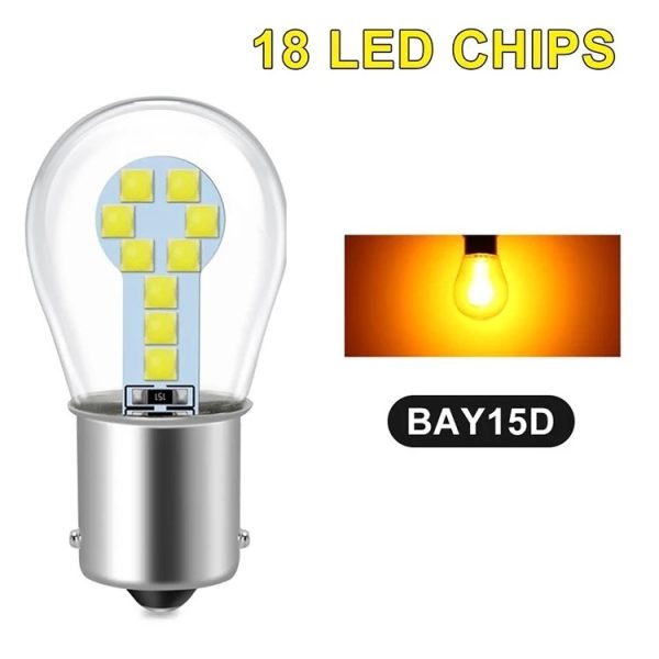 Диодни крушки 2бр BA15s LED – T126