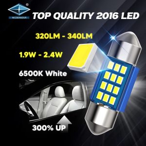 LED Крушки за плафон 36мм 12/24V G-TECH – T270