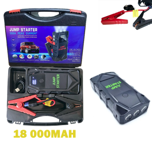 Мултифункционален автомобилен стартер Jump Starter 18000mAh, 12V, Максимален ток 2000A