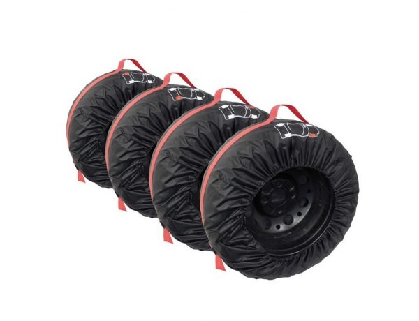 Комплект 4 калъфа за съхранение на автомобилни гуми , За размери на гумите между 13-15”