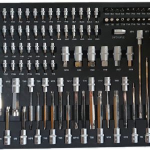 Количка с инструменти 7 чекмеджета метален плот KrafTWelle