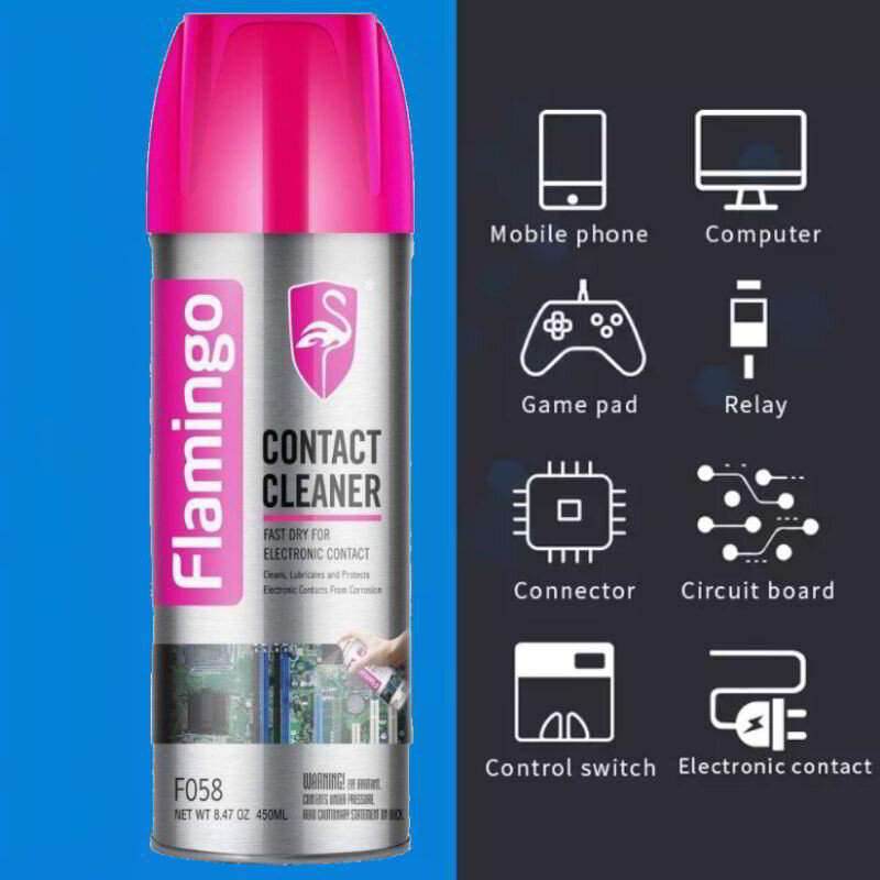 Контактен спрей за електронни компоненти 450 ml F058 – Flamingo