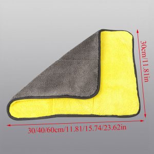 Микрофибърна кърпа силно абсорбираща, за кола и прозорци, 60/30см