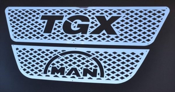 Декорация хром за решетка – Man TGX – Инокс