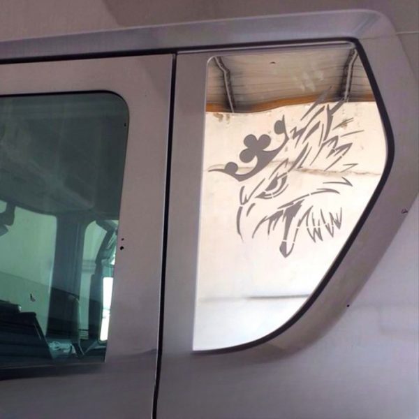 Декорация хром за прозорец –  Scania S серия