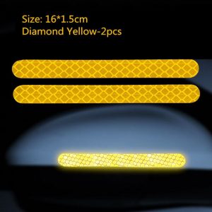 Светлоотразителен стикер малък – Жълт