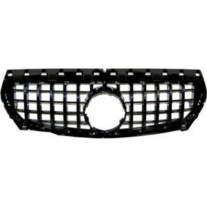 Черна решетка тип GT за Mercedes CLA W117 2017-2019 без отвор за камера