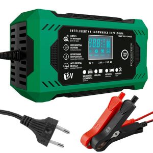 Зарядно устройство за акумулатор 6А , 12V , 2AH-100AH , ROCKFORCE